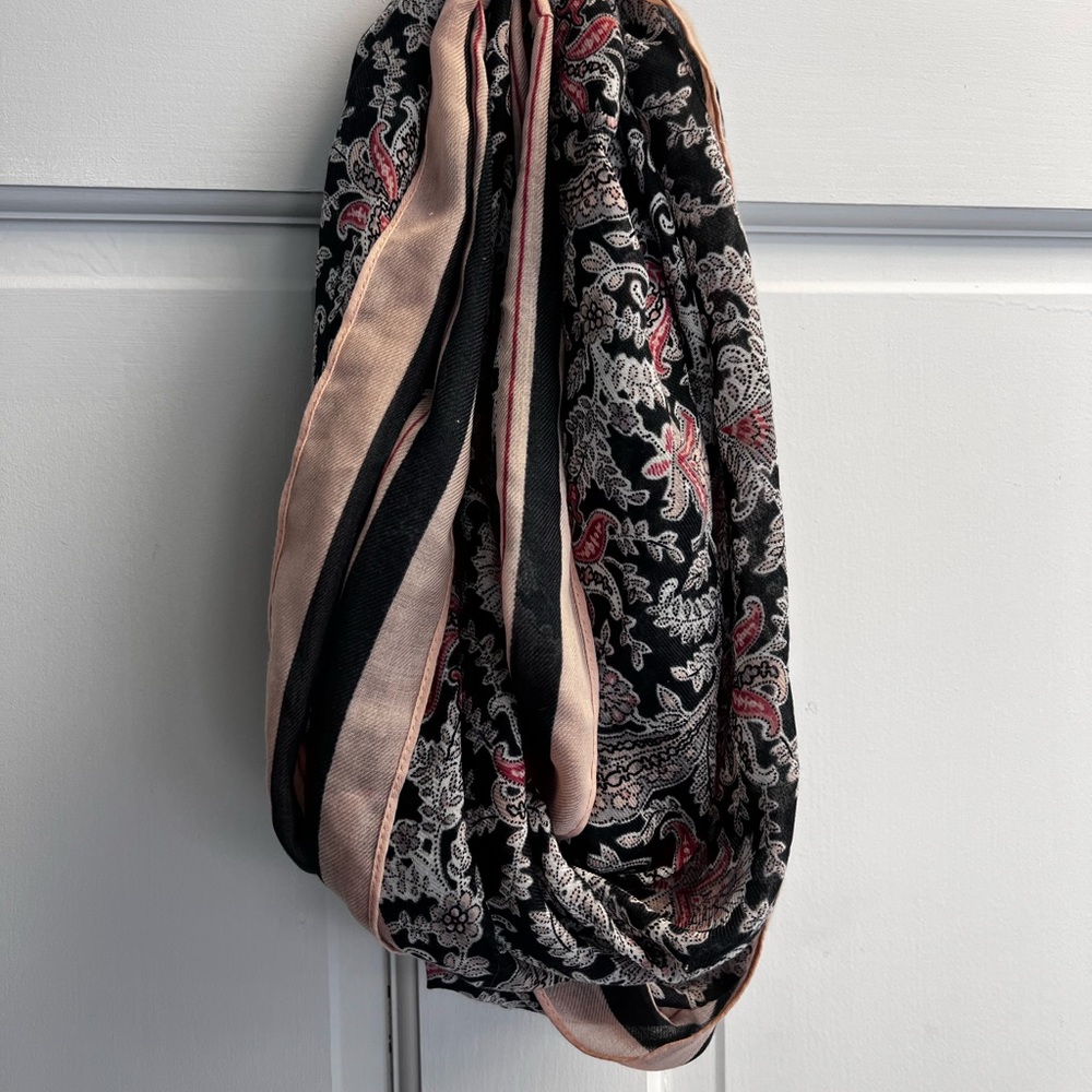 Floral Print Infinity scarf